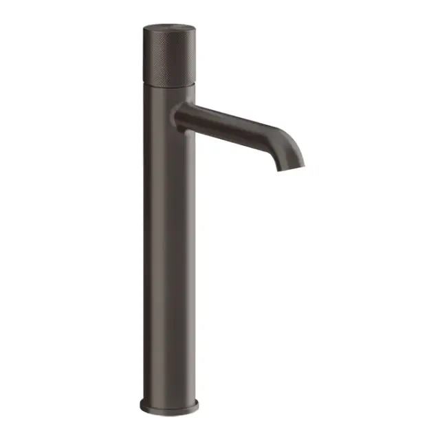 Gessi Habito Смеситель для раковины выс., без д/к, выс. излива 24,4см, цвет: black metal brushed PVD 70604#707
