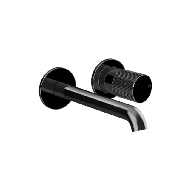 Gessi Habito Смеситель для раковины встр., без вн. части, длина излива 20,1 см, цвет:black metal PVD 70588#706