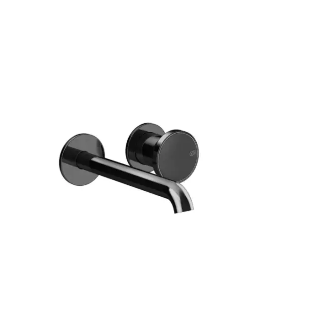 Gessi Origini Смеситель для раковины встр., без вн. части, дл. излива 20,1 см, цвет: black metal PVD 66088#706