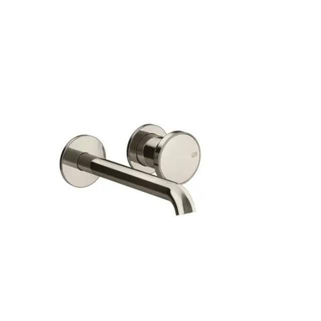 Gessi Origini Смеситель для раковины встр., без вн. части, длина излива 20,1 см, цвет: nickel PVD 66088#720