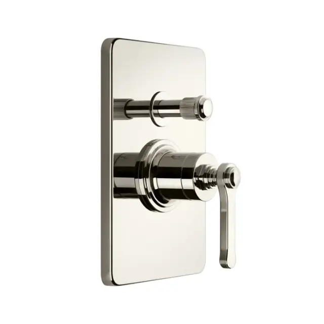 Gessi Venti20 Смеситель для душа встраиваемый, на 2 потребителя, внешняя часть, цвет: nickel PVD 65079#720