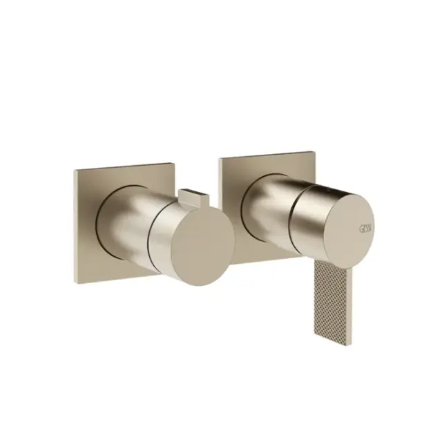Gessi Inverso Diamantato Смеситель для душа 2 потреб., встр., внеш. часть, цвет:finox brushed nickel 73638#149