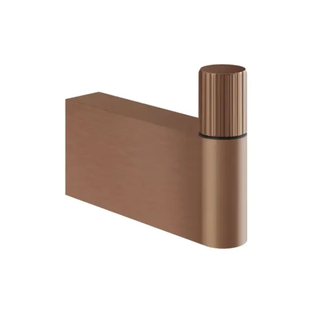 Gessi Habito Rigato Крючок для полотенец одинарный, подвесной, цвет: copper brushed PVD 70523#708