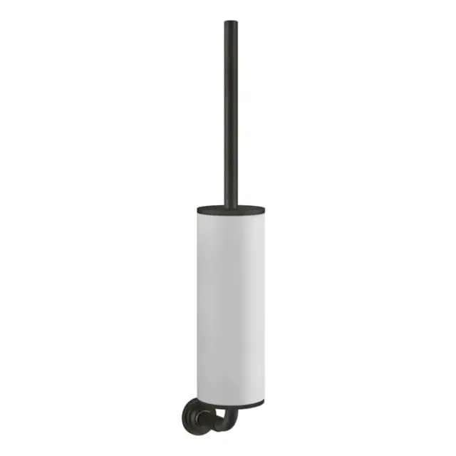 Gessi Venti20 Ершик для унитаза подвесной с композитной колбой, цвет: aged bronze 65419#187