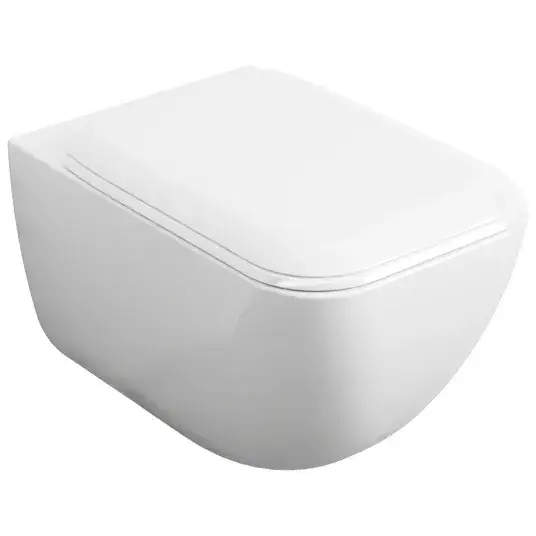 Cielo Shui Comfort Унитаз подвесной 37,5x55 см, безободковый, цвет: белый глянцевый SHCOVSK