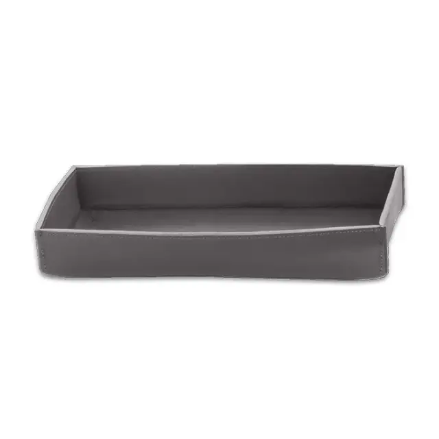 Decor Walther Nappa Лоток универсальный, натуральная кожа, цвет: дымчато-серый 0938493