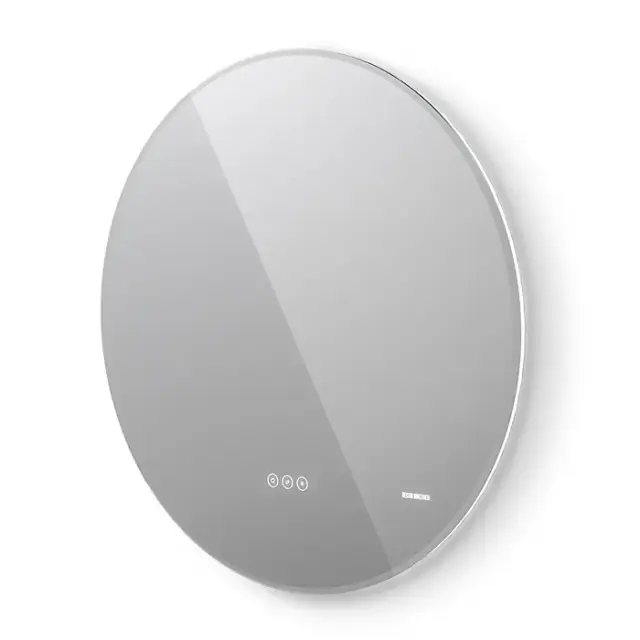 Decor Walther Reflect Зеркало подвесное круглое с подсветкой d70 см, цвет: хром 0124800