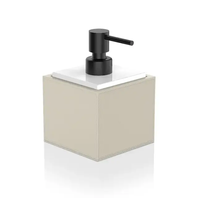 Decor Walther Brownie SSP Дозатор для мыла, настольный, искусственная кожа, цвет: черный 0937247