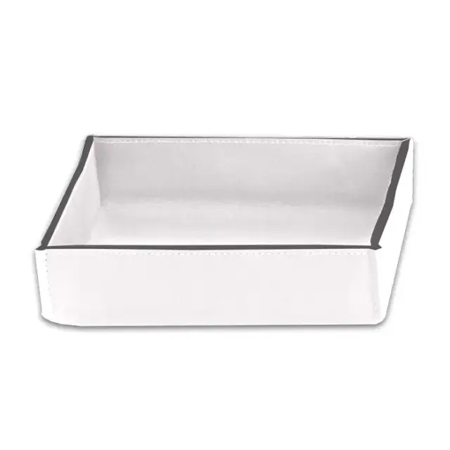 Decor Walther Nappa TAB S Лоток универсальный, натуральная кожа, цвет: белый матовый 0938350