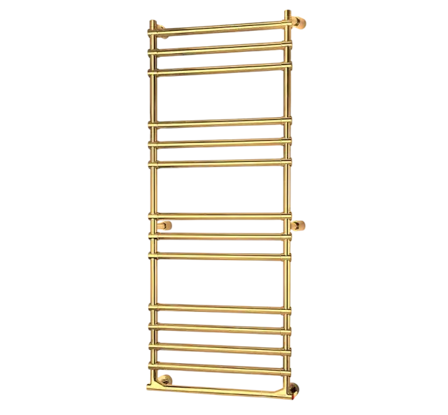 Margaroli Sole 514/14 Полотенцесушитель электрический 53х130h (int 47), выкл. справа, цвет: gold 5144714GOB