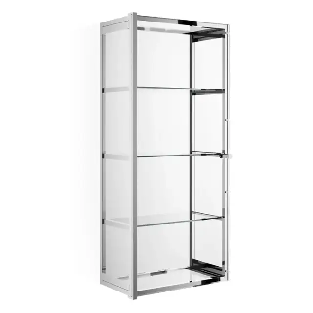 Decor Walther Glas S 3 Шкафчик подвесной 35x19xh80 см, стекло прозрачное, цвет хром 0602400