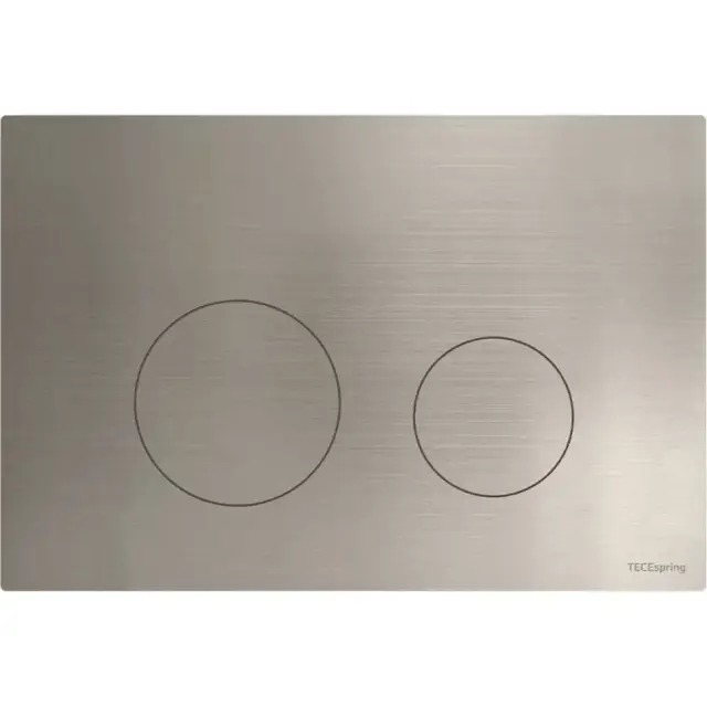 Tece Spring loop Кнопка смыва для унитаза с круглой клавишей, нерж. сталь с покрытием против пальцев S240503