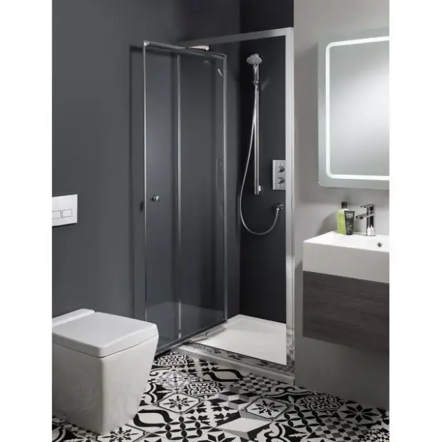 Burlington Simpsons Душевая дверь 80х195h см цвет профиля хром глянцевый/ цвет стекла прозрачное EIDSC0800