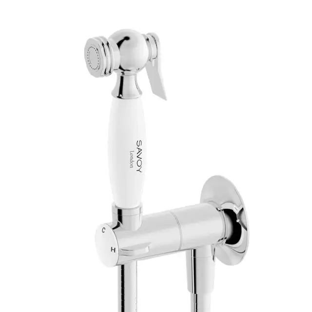 Burlington Гигиенический душ с прогрессивным смесителем и встраиваемой частью, цвет: хром глянцевый SV63 CHR