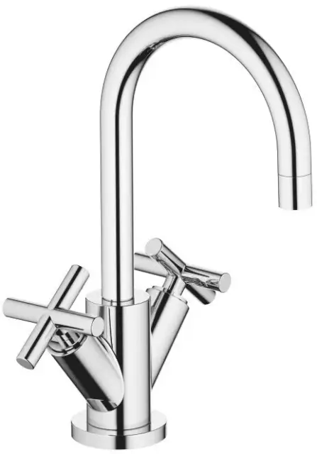 Dornbracht Tara Смеситель для раковины, со сливным гарнитуром, высота излива 16,8 см, цвет: chrome 22512892-00