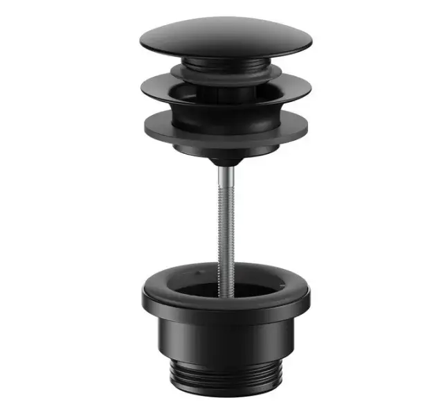 Keuco Armaturenzubehör Донный клапан Push-Open 1 1/4 дюйма, универсальный, цвет: черный матовый 59902 370000