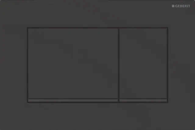 Geberit Sigma 30 Клавиша смыва 24,6x1,2x16,4h см, цвет: черный матовый 115.883.16.1