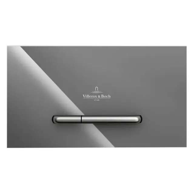 Villeroy & Boch Viconnect Панель смыва, 25,3x14,5x2 см, цвет: серый глянцевый 922160RA