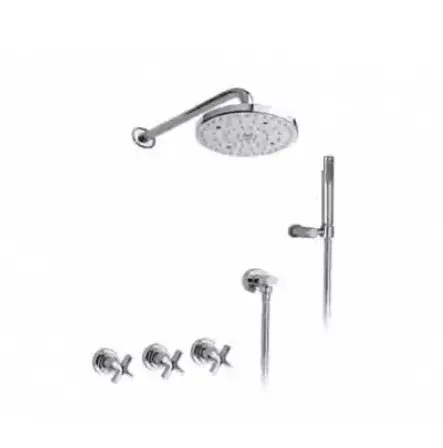 Nicolazzi Monte Croce Душевой комплект: встроенный смеситель с переключателем, цвет: хром 2233CR27