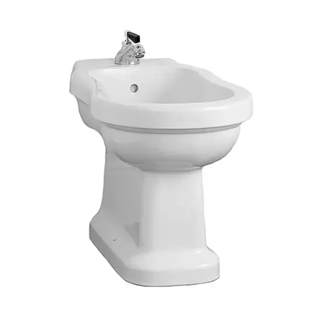 Devon&Devon Blues Биде напольное 56х34.5 см, с 1 отверстием под смеситель, цвет белый IBBID1FBLUES