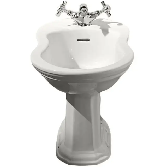 Devon&Devon Oxford Биде напольное, с 3 отв. под смеситель 33x54xh36,5 см, цвет белый IBBID3FOXF