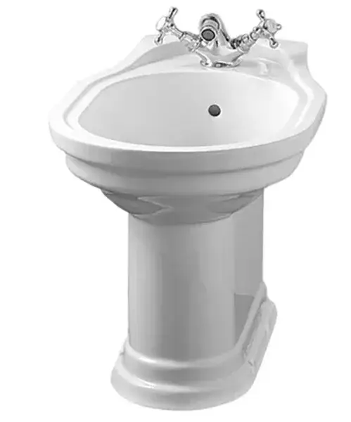 Devon&Devon Classic Биде напольное 37х55,5 см, с 3 отв под смеситель, цвет белый IBBID3FCL