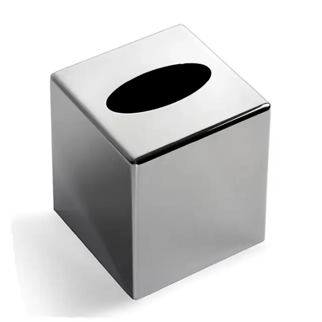 Devon&Devon Waltz Контейнер для бумажных платков, настольный, цвет хром WLZ-130-CR