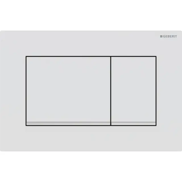 Geberit Sigma 30 Кнопка смыва для инсталляции, цвет: белый матовый, полоска хром 115.883.JT.1