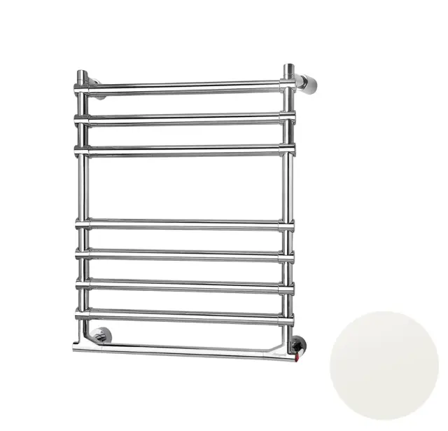 Margaroli Sole 514/8 Полотенцесушитель электрический 43х68h (int 37), выкл. справа, цвет: matt white 51437008MWB