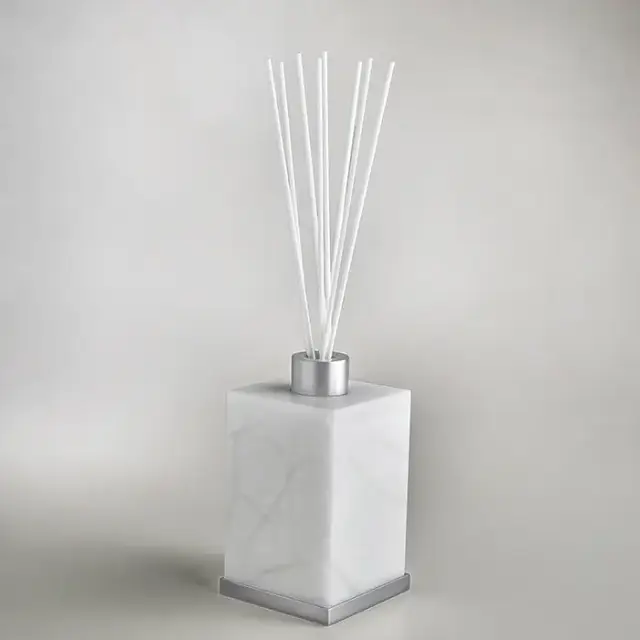 3SC Baster Square Ароматический диффузор, настольный, цвет: алебастр/хром