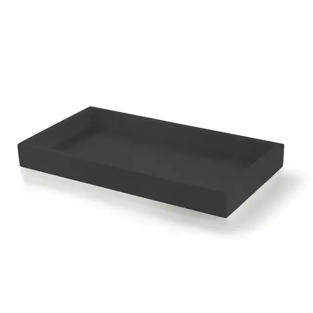 3SC Bemood Black Поднос 27.5х15х4см., настольный, цвет: черный