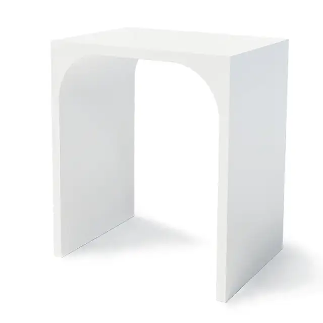 3SC Bemood White Стул 40х28х45см., напольный, цвет: белый