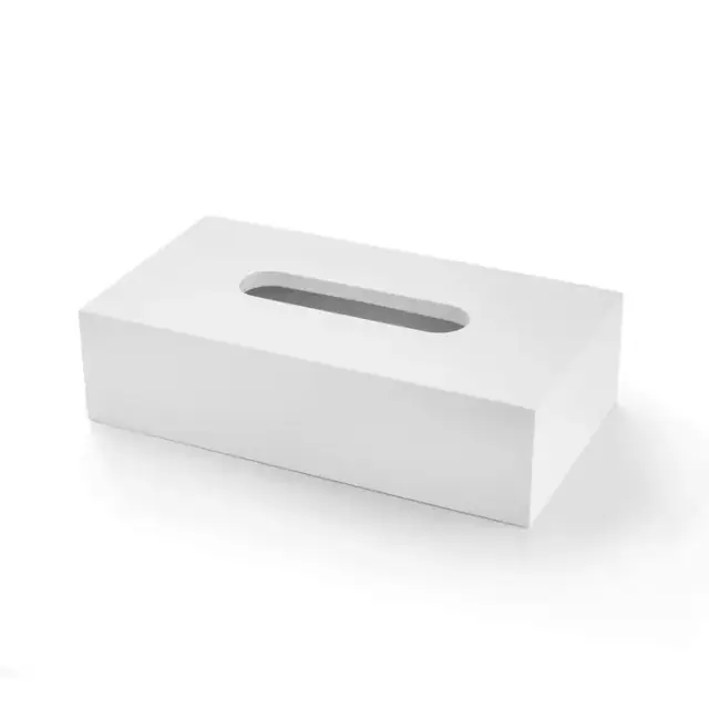 3SC BeMood White Контейнер для бумажных салфеток настольный 24,5хh6,5х13 см, цвет: белый