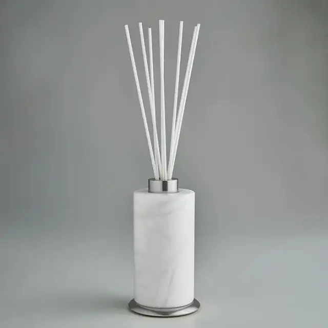 3SC Baster Round Ароматический диффузор, настольный, цвет: алебастр/хром